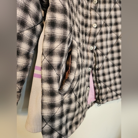 We the Free by Free People Plaid Quilted Jacket - Picture 6 of 15